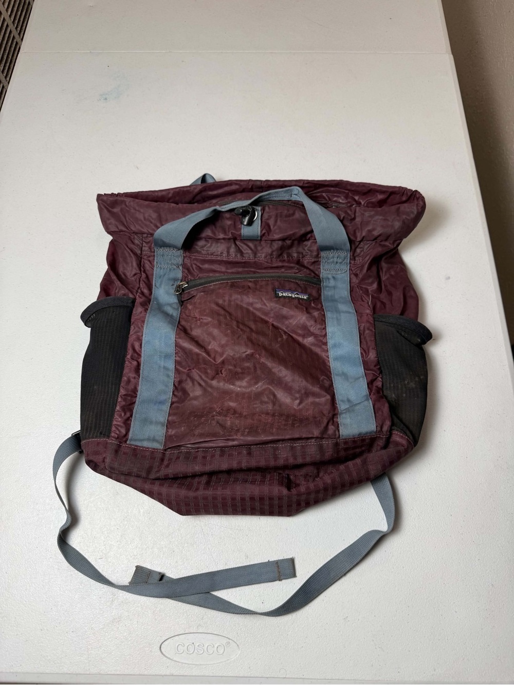 Vintage Patagonia Lightweight Travel Tote Pack 22L Ikat Purple FA12 Backpack Bag